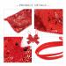 REETAN Sequins Butterfly Crop Top: Rave Costume for Women & Girls - C-Red - Buy Online on GoSupps.com