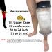 Knee Cast Cover for Shower Large Size Extended Version  Waterproof Shower Bandage and Cast Protector for Knee Replacement Surgery  Wound  Burns Watertight Protection Reusable (Large- 60cm Long) Large-60cm Long - Buy Online on GoSupps.com