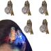 Ezrch 5Pcs Small Light Bulb Light Emitting Hairpin LED Light Hair Clip Flashing LED Light Up Toys Light Up Hair Accessories for Wedding Birthday Party Girls Women