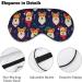 Christmas Corgis Sleep Mask - Adjustable Eye Cover for Sleeping, Blocking Light - Men & Women - Buy Online on GoSupps.com
