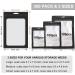 300 Pack Resealable Mylar Bags - Food Storage Smell Proof Bags with Front Window - Variety Sizes Pack for Snacks, Cookies, Jewelry - Black (3x4.7, 4x6, 4.7x7.9) - Buy Online on GoSupps.com