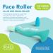 RAD Facial Roller - 2-in-1 Jade Roller & Gua Sha Tool | Silicone Handle for Skin Care & Massage Therapy | Shop Internationally - Buy Online on GoSupps.com