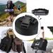 Golrisen 10 Yard Nylon Belt Strap - 25mm Luggage Straps with Buckle & 6 Pairs of Plastic Clips for Travel Camping Hiking - Durable Black Nylon Packaging Straps - Buy Online on GoSupps.com