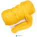 Kondoos Mustard Wool Roving 1 lb - Ideal for Needle Felting, Wet Felting, Handcrafts & Spinning - Buy Online on GoSupps.com