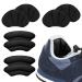 WLLHYF Heel Grips Liner Cushions Heel Pads for Loose Shoes 4 Pairs Heel Pads Insert Prevent Too Big Prevent Skin Rubbing and Blister Shoe Fit for High Heel Sports Shoes (Black)