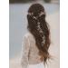Sweetv Rose Gold Hair Vine - Braided Wedding Headband Bohemian Headpiece - 28.5 Inch Extra Long Crystal Pearl Bridal Hair Accessories - Rose Gold - Buy Online on GoSupps.com