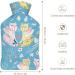 Cute Cat Hot Water Bottle with Plush Cover - Soft Hand Warmer for Adults & Kids - 26.5x15.3cm International Shipping Available - Buy Online on GoSupps.com