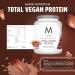 Total Vegan Protein - Fine Milk Chocolate 600g | MORE NUTRITION - Plant-Based Protein Powder for International Shipping - Buy Online on GoSupps.com