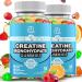 Creatine Gummies for Women & Men - Creatine Monohydrate Gummies Tasty Chewable Supplement Muscle Support & Energy Boost (2 Pack) 80 Count (Pack of 2)