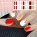 U-Shinein UV Gel Strips Semi-Cured Nail Wraps Self-Adhesive Gel Nail Strips Christmas Gel Nail Stickers Festival Manicure Nail Art Nail Decoration Long Lasting Nail Design Wraps 01 - Buy Online on GoSupps.com
