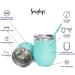 Personalized Insulated Wine Tumbler - Adventure Awaits - Mint - 12 oz - Buy Online on GoSupps.com