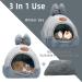 XMPEKO Guinea Pig Bed and Hideout Soft Warm Rabbit Bed House for Small Animal Hamster Ferret Bunny Chinchilla Hedgehog Gray 30cm*30cm*35cm(L*W*H) - Buy Online on GoSupps.com