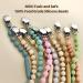 LcyKohn Silicone Pacifier Clip 2-Pack - Durable Textured Holder for Baby Boy or Girl - Fits Most Pacifier Styles - Toast & Buttercream Design - Buy Online on GoSupps.com