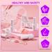 Buy Makartt Gel Nail Polish Set - 6PCS Natural Nude Jelly Pink & Glitter - UV LED Soak Off for DIY Nail Art & Home Salon - Buy Online on GoSupps.com