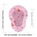 EGOOL Adhesive Eye Patches for Kids - Cute Girls Design - 45 + 5 Bonus per Box - Regular Size - Breathable & Hypoallergenic - Colorful Fun Pattern - Buy Online on GoSupps.com