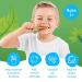 GuruNanda Kids Butter On Gums Giraffe Toothbrush - Soft Bristles & Tongue Scraper for Age 1+ - Ergonomic Design for Gentle Cleaning - Buy Online on GoSupps.com