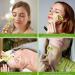 Jade Roller & Gua Sha Set - 4 in 1 Facial Massage Tools for Neck Eyes & Body - Reduce Fine Lines & Wrinkles - Buy Online on GoSupps.com