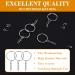 Keychain Rings for Crafts  Flasoo 360Pcs Keychains for Resin Include Key Rings with Chain  Jump Rings  Screw Eye Pins for DIY Keychain Making - Buy Online on GoSupps.com