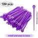 180-Piece Purple Plastic Hair Curler Roller Picks Set for Styling - Perfect Christmas or Valentine's Day Gift - Buy Online on GoSupps.com