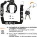 Nean Bicycle Lock - Frame Lock with Chain Ring & Rim Lock Black 5.5 x 900 mm | Secure Your Bike Internationally - Buy Online on GoSupps.com
