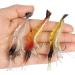 Goture Soft Shrimp Lures Fishing Bait Set - 12 Piece Luminous Shrimp Lures for Trout, Bass, Salmon, Crappie - Sharp Hooks for Saltwater & Freshwater Fishing - Buy Online on GoSupps.com