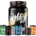 TWP Nutrition Platinum Series All The Whey Up Protein Powder Shake 23g Whey Protein Low Fat Low Carbs 2.1kg/900g & 70/30 Servings (Gold 900g) Gold 900g - Buy Online on GoSupps.com