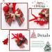Evlry Bow Christmas Hair Clips Red Star Hair Barrettes Bells Christmas Hair Accessories Festival Hair Decor for Kids Adults (Red) (Red 2) - Buy Online on GoSupps.com