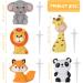 TOYANDONA 5Pcs Jungle Animal Cake Toppers - Zoo Animal Decorations for Baby Showers & Birthday Party - Buy Online on GoSupps.com