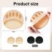 6 Pairs Forefoot Cushions - Women's Invisible Cotton Toe Socks for Pain Relief | Soft Midfoot Pad in Black & Skin Color - Buy Online on GoSupps.com
