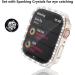 Cuteey 2 Pack Bling Case & Screen Protector for Apple Watch SE/Series 6/5/4 - Full Protection 40mm Clear/Clear - Buy Online on GoSupps.com