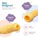 Mothby Teething Sticks for Babies Pack of 5 | Premium Food Grade Silicone | 6.3 Inches Long | Includes 2 Cleaning Brushes Straws | Safe for 3-12 Months Old Babies | Refrigerator & Dishwasher Safe - Buy Online on GoSupps.com