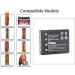 Buy 3 Packs Replacement Battery for HBC BA223030 BA223000 FUB6 Radiomatic Micron 4/5/6/7 - International Shipping Available - Buy Online on GoSupps.com