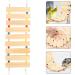 PATKAW Hamster Climbing Ladder Hamster Cage Bridge Ferret Cage Ladder Wood Chew Ladder Squirrel Climbing Ladder Guinea Pig Ramp Pet Toy Pet Cage Ladder Toy Widen Platform Climbing Wooden - Buy Online on GoSupps.com