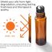 Essential Oil Roller Bottles - 10 Pack 10ml Amber Glass with Leak Guard & Stainless Steel Roller Balls - Buy Online on GoSupps.com