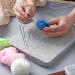 Needle Felting Pad Set - 4 Pieces 8x10x1 Inch Mat for Wool Felting Supplies - Ideal for Beginners Crochet Knitting - Grey - Buy Online on GoSupps.com