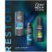 Dove Men+Care Restore Clean Comfort 3-in-1 Hair Face & Body Wash and 2-in-1 Shampoo & Conditioner with7 2H Anti-Perspirant 3 Pieces Ready to Give Gift Set for Him - Buy Online on GoSupps.com