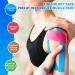 PHYTOP Kinesiology Tape Precut Strips 4 Rolls Pack - Muscle Tape for Pain Relief & Support - Latex Free Athletic Tape 2 x 16.4ft - Buy Online on GoSupps.com