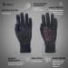 TrailHeads Lightweight Running Gloves with Touchscreen | The Elements Black/Pink Reflective - Perfect for International Shipping - Buy Online on GoSupps.com