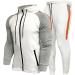 Shop Hanxiulin Men's Training Suits - Long Jogging Set Polyester Sweatshirt & Hooded Pants for Optimal Performance | International Shipping Available - Buy Online on GoSupps.com