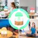 Rain Cloud Humidifier with Remote Control - GUKKK 3 in 1 Aroma Diffuser & 7 Color Night Light | 500ml for Office & Bedroom - Buy Online on GoSupps.com