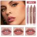 Smooth Matte Lipstick Pack Set - 3 Colors Moisture Longwear Lip Crayon Collection for Nourishing Makeup - Ultimate Lipstick (Bbb-set) - Buy Online on GoSupps.com