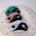 amangul Acetate Tai for Hair Claw Slip Yin Yang Hair Clip nese Style Hair Barrettes Retro Colorful Ponytail Holder(White Panther Black) - Buy Online on GoSupps.com