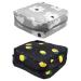 Exceart femininer pad holder 2PCs sanitary napkin storage pocket portable sanitary towel storage bag bag cotton cloth portable sanitary napkin pads bags for women