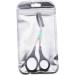 Stainless Steel Eyebrow Scissors for Men & Women - Black Beauty Tool for Makeup & Eyelashes - Buy Online on GoSupps.com