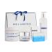 Relumins Advance Repair & Self-Love Glow Body Set Exfoliating Scrub Lotion Soap Day Cream Bundle - Glutathione Rosehip Argan Oil for Radiant Smooth Skin - Daily Care Routine Gift for Her
