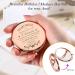 Rose Gold Niece Compact Mirror - Perfect Niece Gift from Aunt | Birthday, Graduation, Wedding, Christmas - Buy Online on GoSupps.com