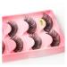 UAMOU 2/20/100 Boxes Mink Lashes Eyelashes 5 pairs Natural Curly Fake Eyelashes Thick Maquiagem Lash Extension Makeup Tools Cheerfully (Color : 5 pairs G614CS Size : 2 boxes)
