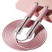 Speed Jump Rope for Fitness - Skipping Rope for Women Men Exercise with Adjustable Length Jumping Rope and Alloy & Silicone Handles Suitable for Workout Boxing Home Gym Pink