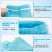 Moisturizing Heel Socks 2 Pairs Gel Lined Fuzzy Toeless Spa Socks Skin Softening Footcare Treatment Socks for Cracked Heels Dry feet Foot calluses Sock (SFDFN001) - Buy Online on GoSupps.com