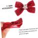 FOMIYES 4 Pairs Bow Tie Christmas Photo Prop Ponytail Holder Christmas Bow Hair Clips Christmas Bows Headwear Kids Hair Accessories Hair Ties Toddler South Korea Fabric Short Hair - Buy Online on GoSupps.com